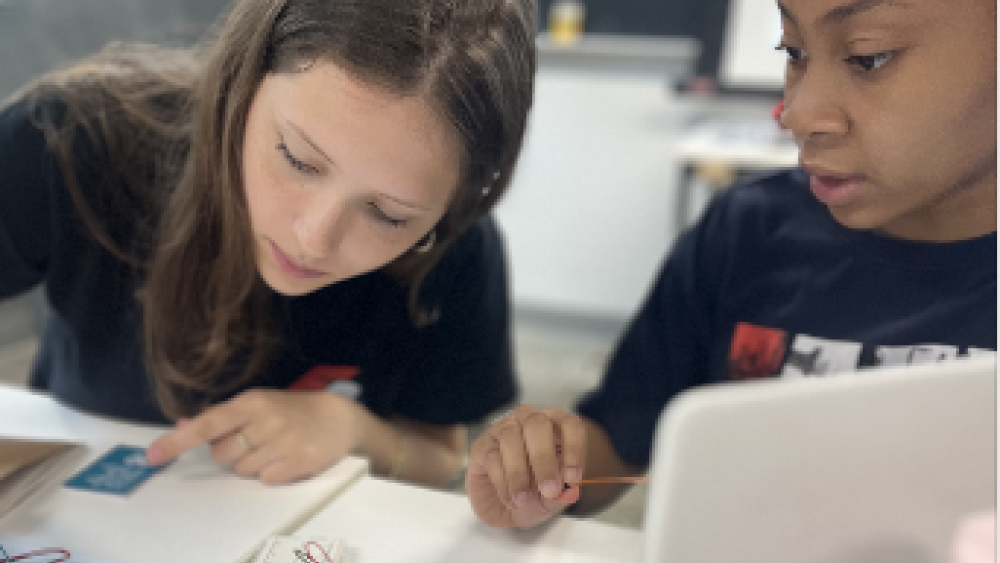 Sophia and Rachel in Code & Canvas