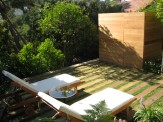 Lower Patio with Outdoor Shower