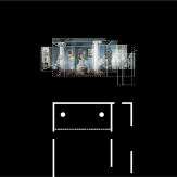 'The Pokrovsky Gate' Collage from film stills. Projected Plan.