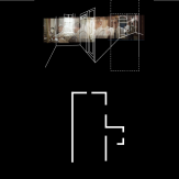 'The Pokrovsky Gate' Collage from film stills. Projected Plan.