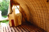 Inside of the ecological home, Amirim