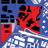 Site Map of July 1st: The encampment and its extension