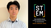 Evan Dong photo and STEM logo