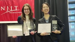 Left to right: Caitlin Noonan ChE'25 and Naomi Akiyama ChE'23