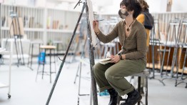 easel painting image