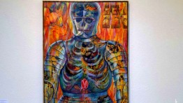 Artwork by Norman Narotzky for La Ferida Infinita exhibition in Spain