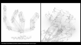 Amira Walcott, "Cubic Walkways, detail [Animations, rotations and renderings]. Introduction to Architecture Online, 2021 