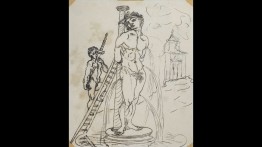 Cagli, Allegory of the Wrong Fountain