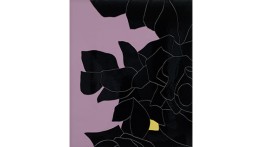 'Black Flower 3' (2014). Gary Hume. Photo: Jack Hems courtesy of Blackbird Pictures Ltd.