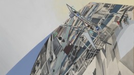 Detail: Zaha Hadid, The World (89 Degrees), 1984