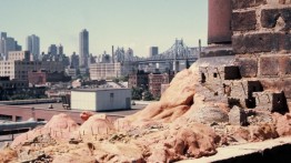 Dwelling, PS 1, New York, 1975, clay, sand, and wood. Charles Simonds. courtesy of the artist