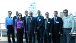 Members of the host committee with President Jamshed Bharucha and Chairman Mark Epstein