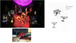 Works from 'Island of Treasure' by Jacolby Satterwhite. Images courtesy of the artist