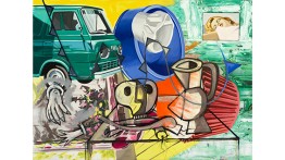 'This is the Fun,' 2014-15. David Salle. Oil, acrylic and archival digital print. Image courtesy of the artist
