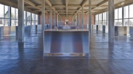 Untitled mill aluminum works (1982-86) by Donald Judd. Image courtesy Chinati Foundation