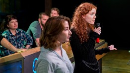 Jessica Marshall and Deanna Kovalcin talk about their invention, 'Snip-It'