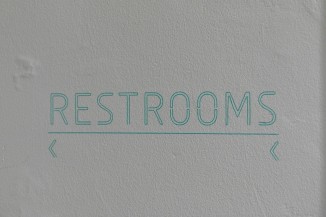 Naturally, all the signage used the Ohm font identity too