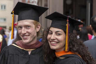 Peter North A'15 and Hadar Cohen EE'15