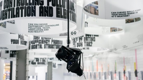 Closed Worlds, 2016. Curated by Lydia Kallipoliti. Storefront for Art and Architecture. Photo by Jake Naughton.