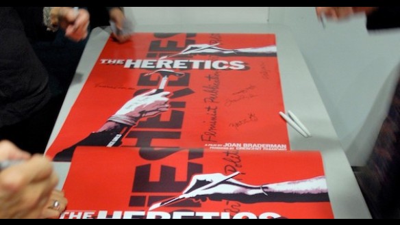Poster design and photography by Joan Braderman