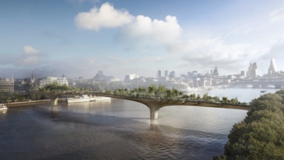 Garden Bridge, London, 2012-18, Heatherwick Studio. Credit: Arup  Copyright: Arup 