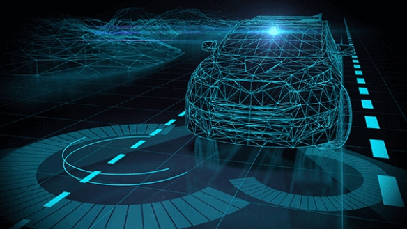 wireframe of a car