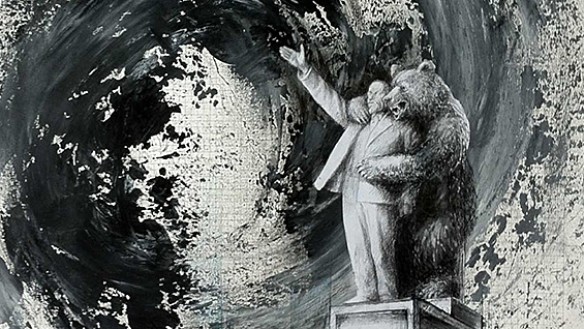 Detail of a work by Vitaly Komar. Image courtesy of Vitaly Komar