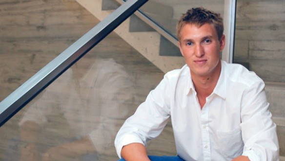 Lucas Zwirner. Photo by George Chinsee/WWD © Fairchild Publishing, LLC. Courtesy David Zwirner, New York/London