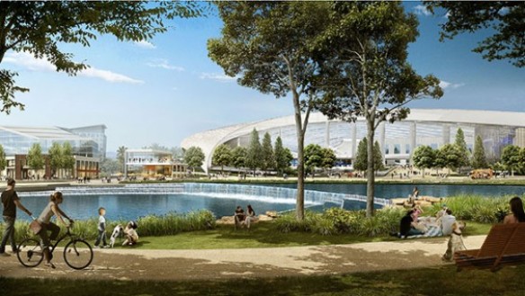 Mia Lehrer + Associates, City of Champions Lake Park | Photo courtesy of Hart Howerton