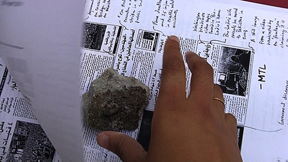 'Arab Spring Newspapers' (2011) courtesy of MTL Collective