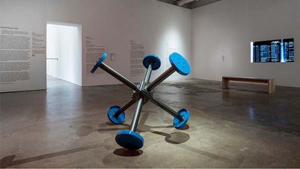 Colored People Time, Banal Presents installation view, Institute of Contemporary Art at the University of Pennsylvania. Photo by Constance Mensh