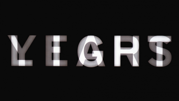 Michael Bierut, Pentagram, The Architectural League of New York Light Years poster | Image courtesy of Pentagram