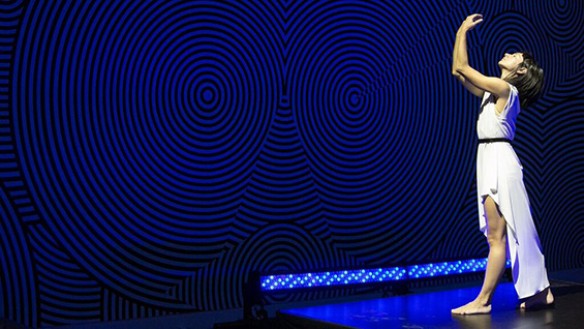 Hristoula Harakas in Jonah Bokaer's 'Triple Echo.' Photo by Beowulf Sheenan