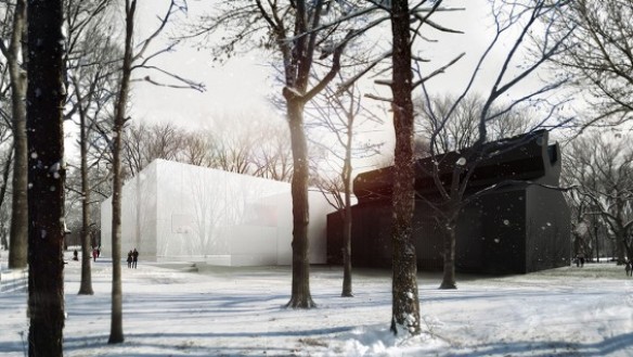 Thomas Phifer–Corning Museum of Glass, Corning, NY | rendering: By-Encore