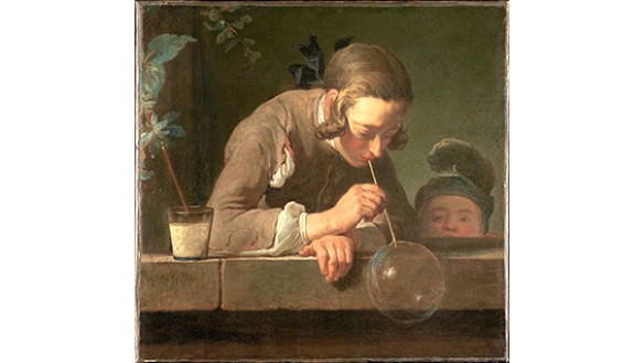 'Soap Bubbles,' Jean-Baptiste-Siméon Chardin, 1733. Image courtesy of the Metropolitan Museum of Art