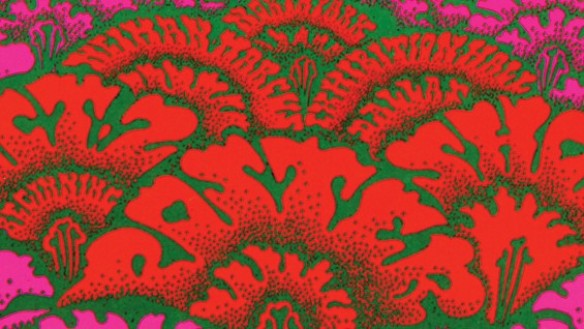 Work by Victor Moscoso (detail)